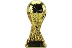 GENERIC Resin Football Trophy Models, Fan Collectibles, Champions, Gold Medals MVP、 Most Valuable Player Trophy, Gift Award, Birthday Gift, Christmas Gift (9.5 inch)