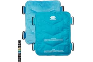 Refrworld Long-Lasting Cold Ice Pack Wrap for Injuries Reusable Gel for Lower Back, Cold Packs Wrap for Shoulder, Knee, Elbow