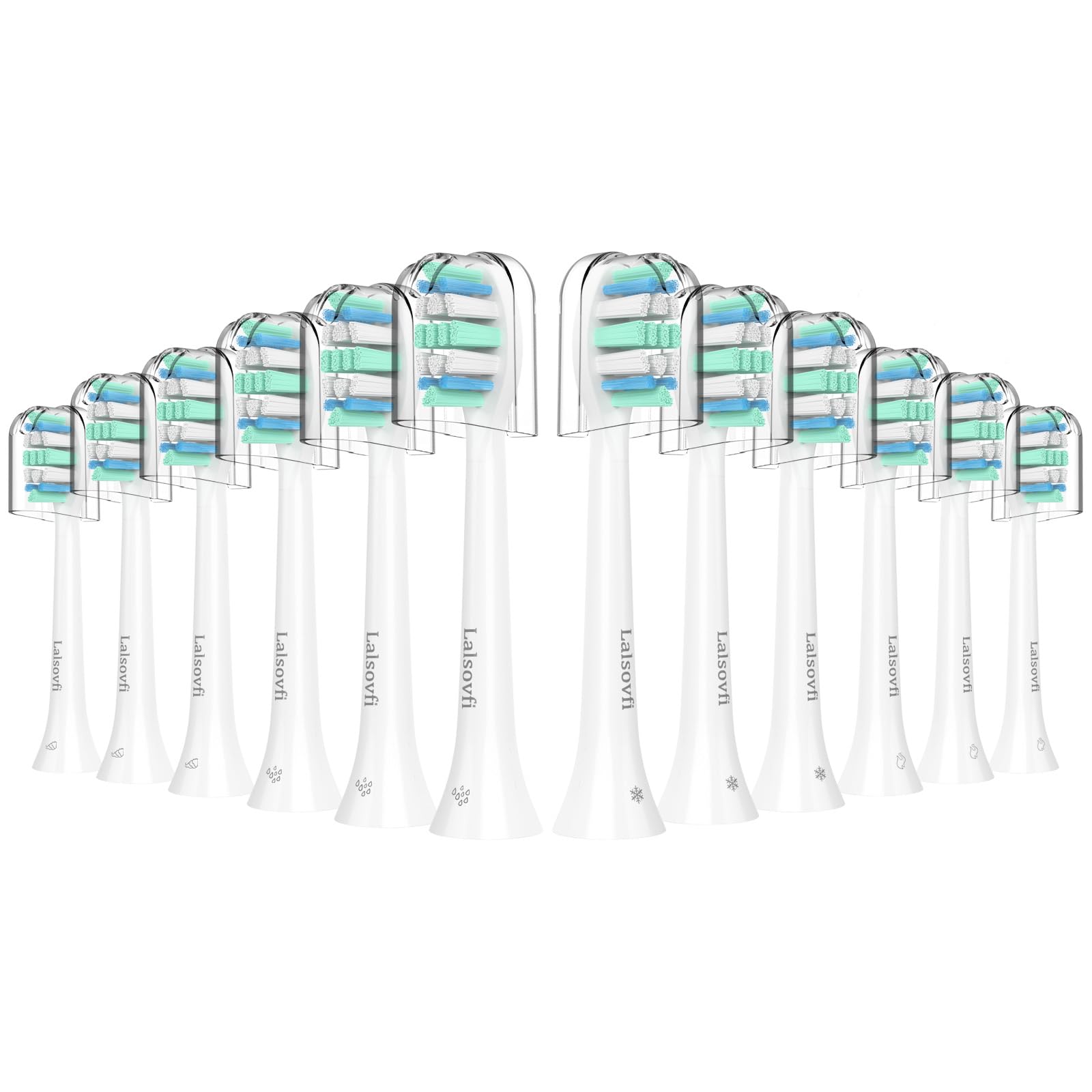 Photo 1 of *MISSING PARTS*
1069336138
Lalsovfi Toothbrush Replacement Heads Compatible with Philips Sonicare and More Click-on Handles 12 Pack