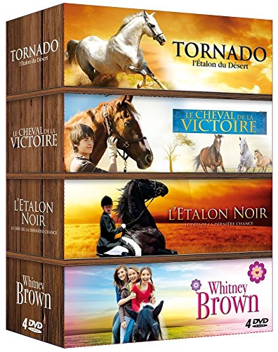 Cheval N° 2 - Coffret 4 Films : Tornado - L'étalon Du Désert + Le Cheval De La Victoire + L'étalon Noir + Whitney Brown - Pack
