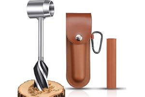 Bushcraft Gear for Survival Bushcraft Gear and Manual Auger, Manual Hole Maker for Camping and Outdoor Backpacking Gear