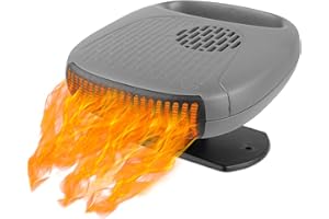 ROYADVE 120W Car Heater That Plugs Into Cigarette Lighter, Portable 12V Car Heater, Fast Defrost and Defogging