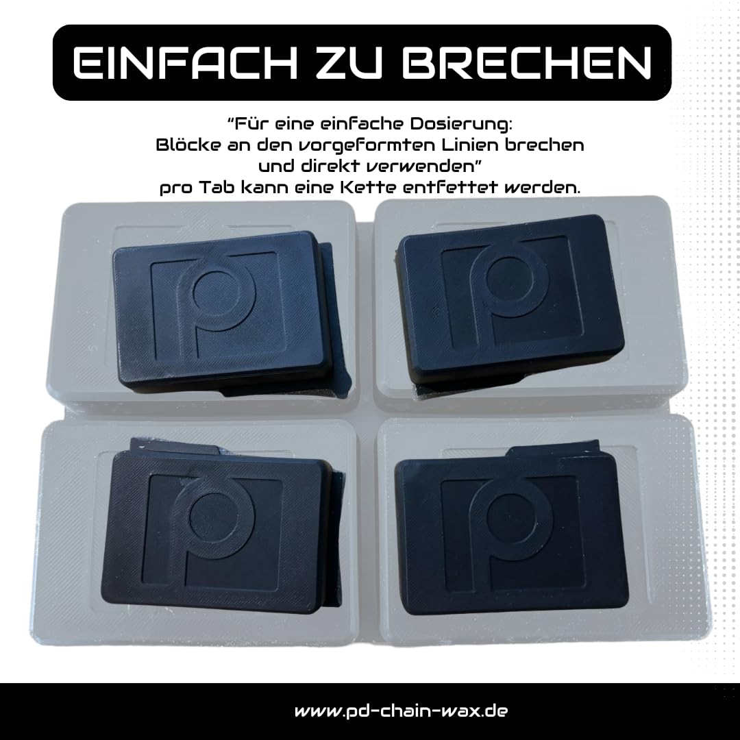 Perfect Drive Chain Wax - ZeroGrase Additiv - Fahrrad Kettenwachs Heißwachs Additiv - Entfettung - Degeasing - Entfettet neue Ketten im Wachsbad - Entfettungs Zusatz Heißwachs 6