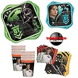 Star Wars Rogue One: A Star Wars Story Birthday Party Pack (Cups, Plates, Napkins + BONUS) 16 PACK + BONUS Great for kids