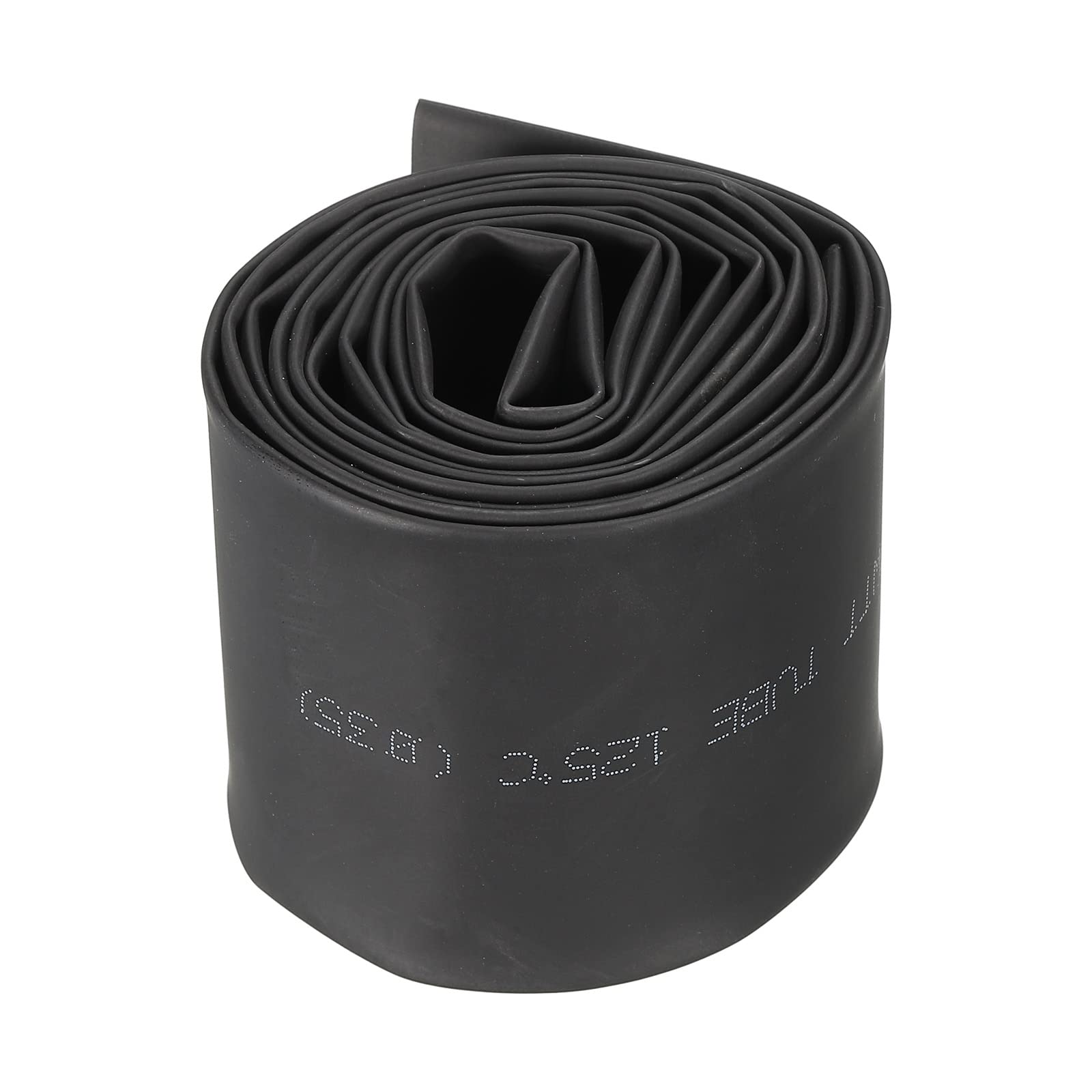 Rebower Heat Shrink Tubing 2:1 Cable Sleeving Tube Wrap, [for Electric Insulation Protection] - 35mm Dia/58mm Flat Width/1.5m/Black