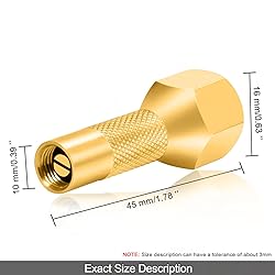 GODESON Air Chuck, Screw on Tire Inflator Nozzle