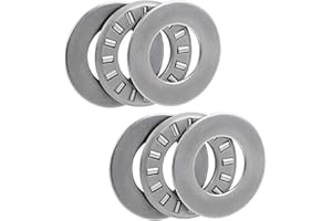 uxcell TC815 Thrust Needle Roller Bearings with Washers 1/2" Bore 15/16" OD 5/64" Width 2pcs