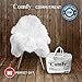 My Comfy Zone Sheepskin Faux Fur Chair Cover/Rug /Seat Pad/Area Rugs for Bedroom Sofa Floor Vanity Nursery Decor Ivory and White 2ft x 3ft (White)