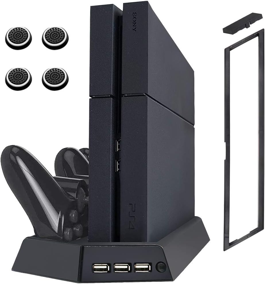 DATONG PS4/PS4 Slim/PS4 Pro Vertical Stand Cooling Fan Ps4 Slim/Pro