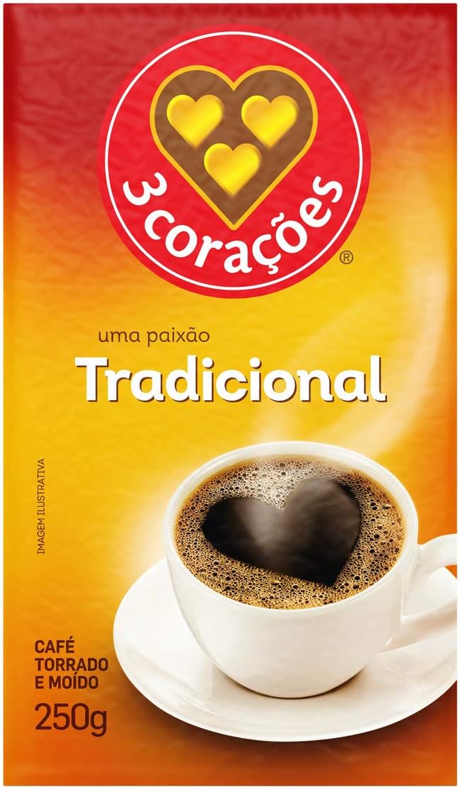 3 Coracoes Coffee .55lb (250g) Gluten Free