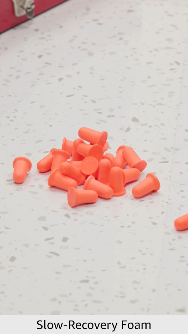 DEWALT Bell Shaped Foam Earplugs NRR 33 - Made in USA - photo 12