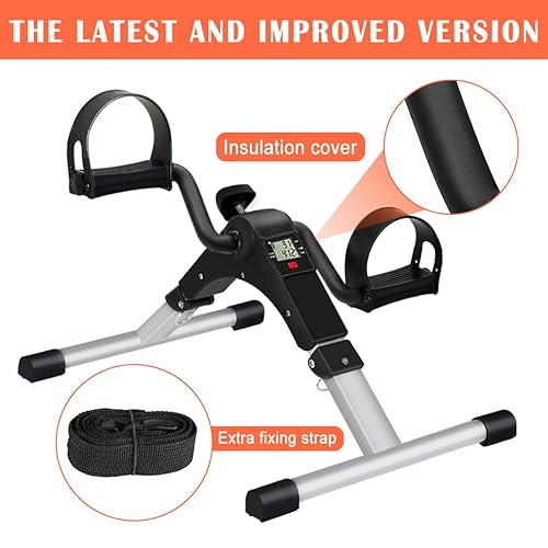 GOREDI Under Desk Bike Pedal Exerciser, Upper Lower Peddler