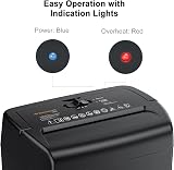 Bonsaii 10-Sheet Cross-Cut Paper Shredder C209-D Upgrade Black 21L Bin view 3