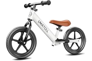 Umatoll Toddler Balance Bike for 2-5 Year Old, Adjustable Kids Toy Bicycle, Gift for Ages 2-3 Girls Boys