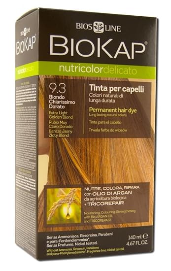 Amazon Com Biokap Permanent Hair Dye Extra Light Golden Blonde
