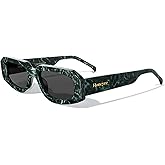 Roneyee Non Polarized Acetate Sunglasses RY-A28 Frame with UV Protection Impact Resistant Nylon Lens Retro Unisex