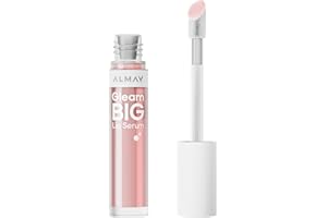 Almay Gleam Big™ Lip Serum, Hydrating and Moisturizing, Hypoallergenic Lip Gloss, Non-Sticky, 100 Positively Pink, 0.13 fl oz