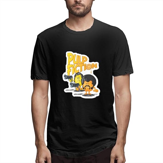 Amazon Co Jp ｔシャツ Pulp Fiction パルプ フィクション 半袖 スポーツ 男性 通学 通勤 ファッション メンズ インナーシャツ 服 ファッション小物