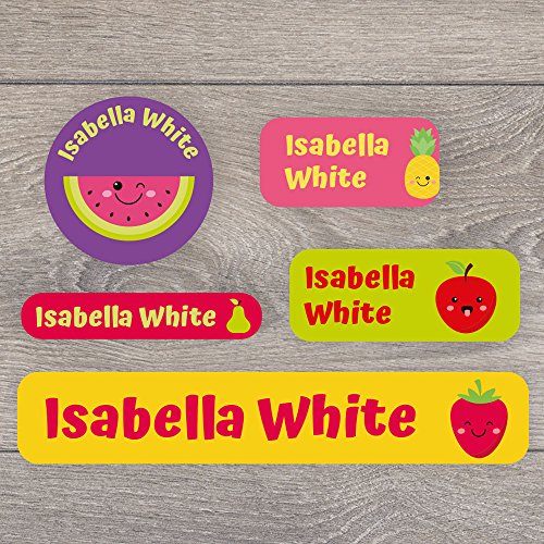 171 Iron on and Stick on Name Label Pack for Children - A Range of Designs to Choose from - Perfect for Labelling Uniforms, Stationary, tupperware