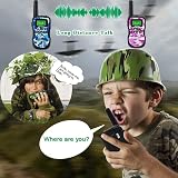Nestling Walkie Talkies 3 Pack Camouflage 8 Channel 3KM Range Kids Toy 2 Way view 5