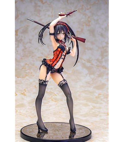 Tokisaki Kurumi Figur - DATE A LIVE Anime Statue, 20 Cm PVC, Style 1+2