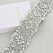 SoarDream Wedding Crystal Rhinestone Applique Bridal Wedding Applique Pearl Wedding Belts Party Dress Belt