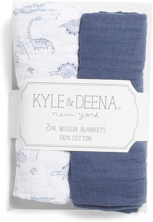 kyle and deena muslin blanket