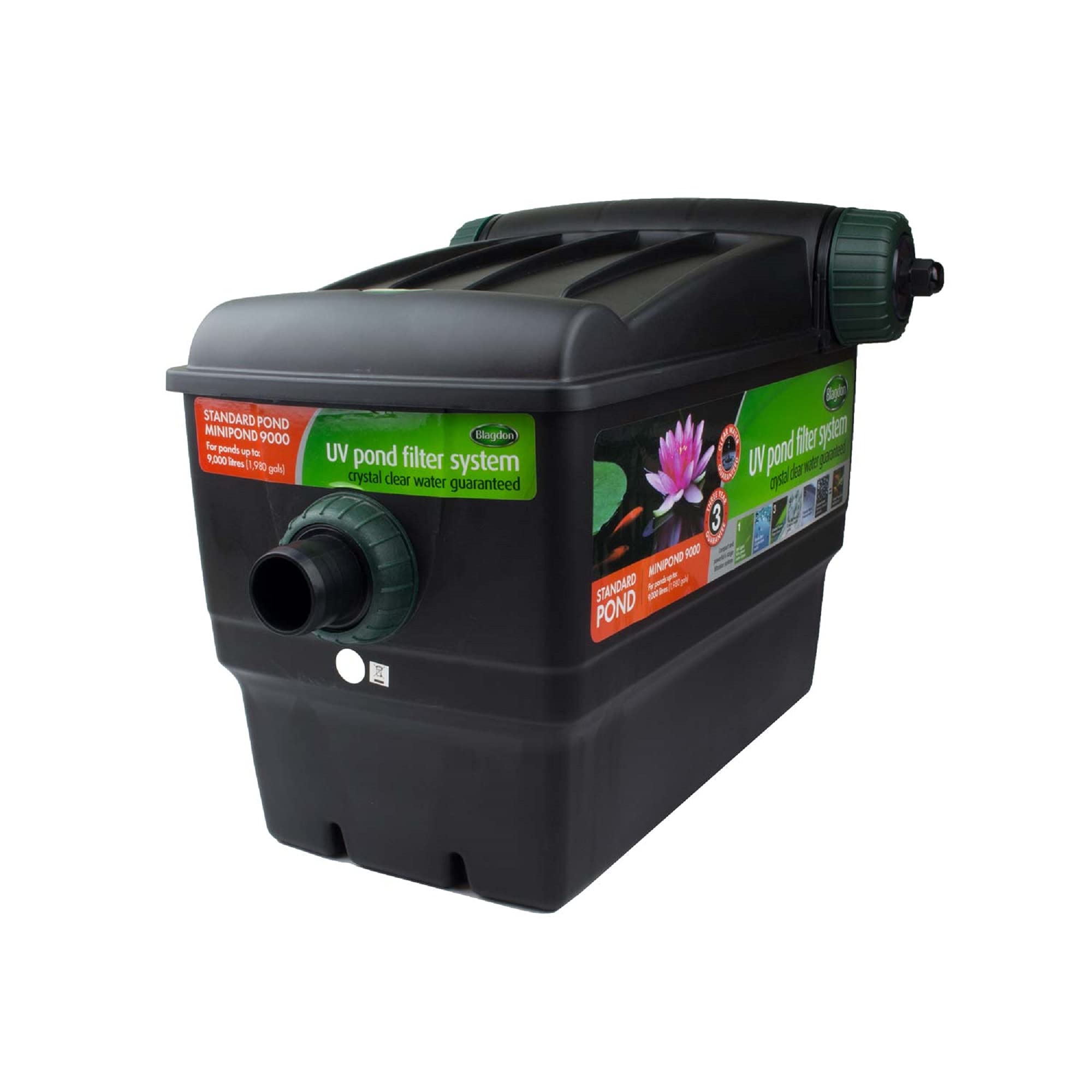 Blagdon 5W Mini-Pond 6-Stage Box Filter 9000 Litre Model with UV Clarifier Light, for Ponds up to 9,000 Litres
