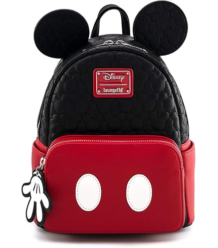 Loungefly Minnie Mouse Maroon Quilted Womens Double Strap Shoulder Bag Purse : Clothing, Shoes & Jewelry