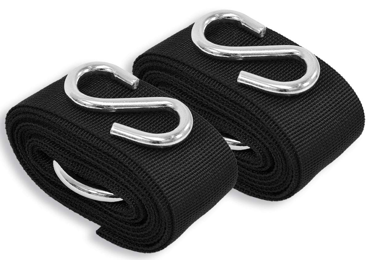 AMANKA hammock Hanging Straps Kimba incl 2 tree polyester belts resistant to UV rays 3,2 m long 5 cm wide and 2 steel S hooks support up to 250Kg