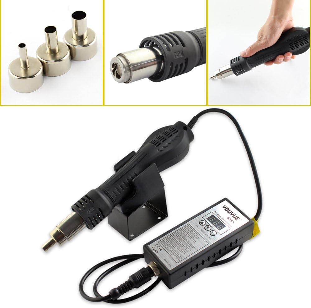 110v Hot Air Solder Blower Youyue 8858 Smt Rework Station Optional 110v hot air solder blower youyue 8858 smt rework station optional portable heat gun welding tools with 3 nozzles
