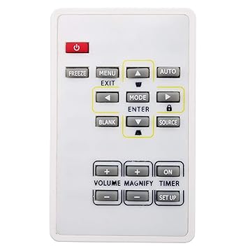 INTECHING EX200REM Projector Remote Control for Mitsubishi ES200U, EW230U-ST, EW270U, EW330U, EW331U-ST, EX200U, EX240U, EX241U, EX320U, EX320U-ST, ...