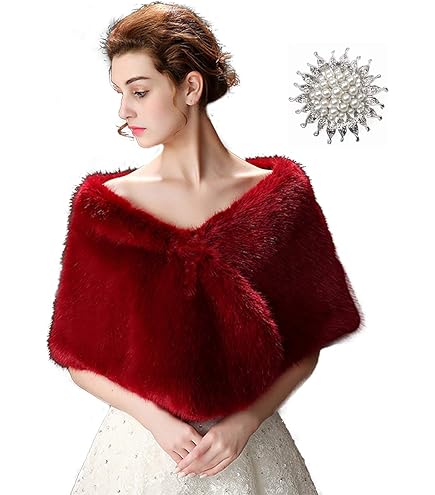 Wedding Guest Formal Dress Cover Ups And Wraps Octwine Fashion Bride Faux Fur Shawl Wrap Warm Wedding Guest Formal Dress Cover Ups And Wraps Octwine Fashion Bride Faux Fur Shawl Wrap Warm
