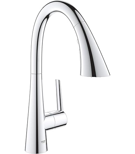 Amazon.com: Grohe 32298003 Zedra Single-Handle Pull Down Triple