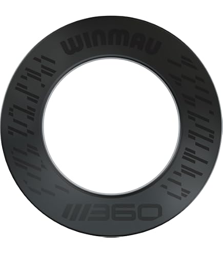 Anneau De Protection Winmau Pour Cible De Fléchettes – Mousse Haute Densité, Compatible Blade 5/6, Installation Sans Outil, Couleurs Noir/Rouge/Blanc/Vert