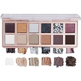 Revolution Smokey Icon Palette, 12 Shades | Ultra-Pigmented Matte, Shimmer &amp; Cream Finishes, Long-Wear &amp; Blendable Professional Collection, Vegan &amp; Cruelty-Free, 3.53