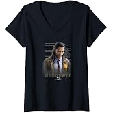 Marvel Loki Glorious Purpose Portrait V-Neck T-Shirt