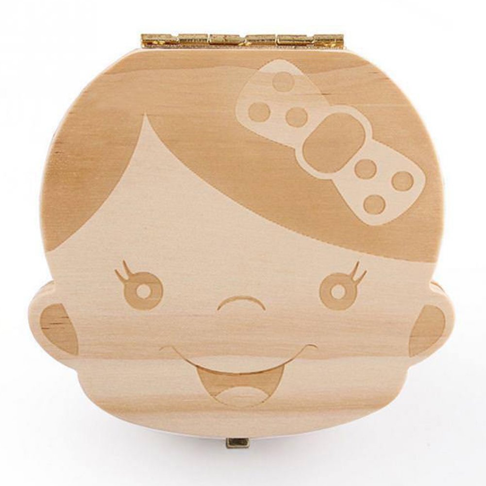 etbotu dientes ahorrar caja para bebé, guardar dientes de leche de