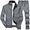 Gopune Men’s Athletic Tracksuit Full Zip Warm Jogging Sweat Suits