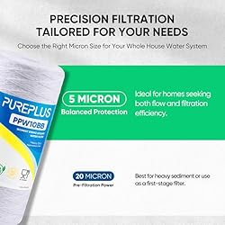 PUREPLUS 5 Micron 10 x 4.5 Whole House String Wound
