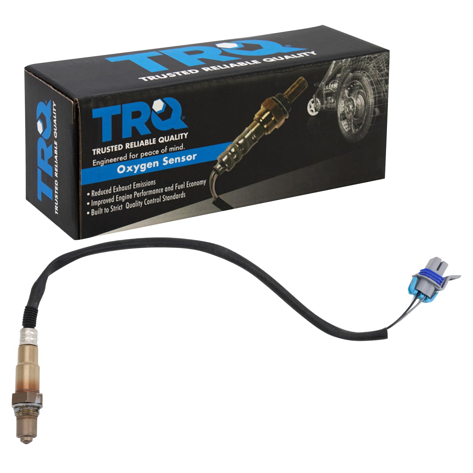 TRQ Direct Fit O2 Oxygen Sensor for Cadillac Chevy