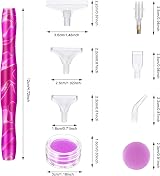 Dacitiery 26PCS Resin Diamond Art Pens 5D DIY Drill Pen Kit with Boxes view 2