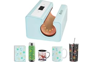 Auto Tumbler Heat Press Machine, XDOVET Heat Press Heat Up Fast, 2.95"-3.18" Professional Tumbler Press High Security for Sublimation Tumblers, Cups, Glasses and Mugs