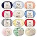 3 Pack (Ball) Gazzal Baby Cotton XL Total 5.28 Oz / 344 Yrds, Each Ball 1.76 Oz (50g) / 246 Yrds (225m) Super Soft, DK- Worsted Baby Yarn, 50% Turkish Cotton, Grey - 3430