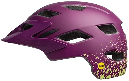 BELL SIDETRACK Y MIPS Junior Fahrradhelm - mat Plum pear