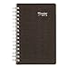 Brownline DuraFlex Daily Planner, 5 x 8, Black, 2018