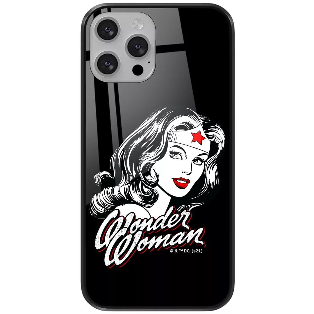 ERT GROUP Apple Iphone 13 Case Original Licensed DC Wonder Woman 023 Tempered Glass Protective Case Cover