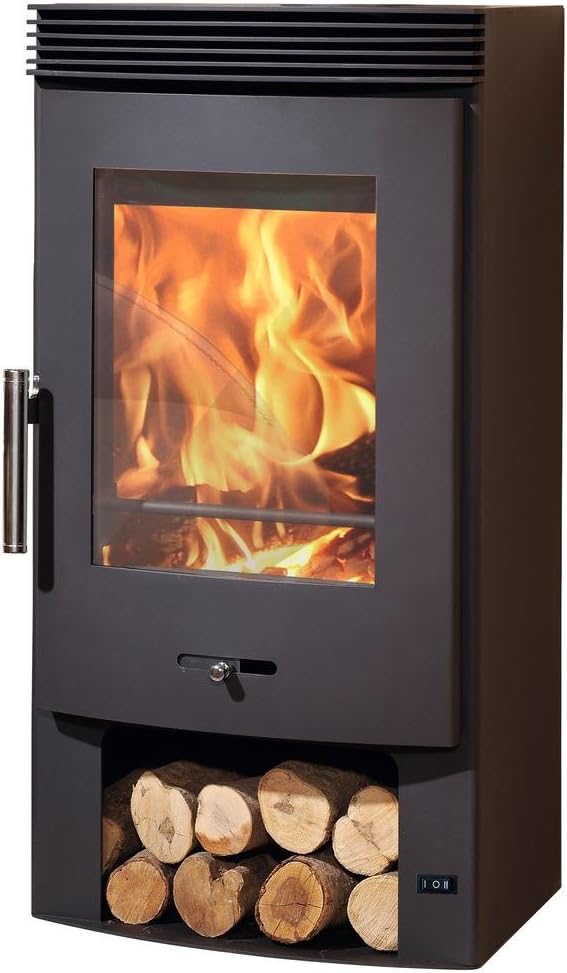 Panadero M288869 - Estufa de leña bergen con ventilador: Amazon.es: Hogar