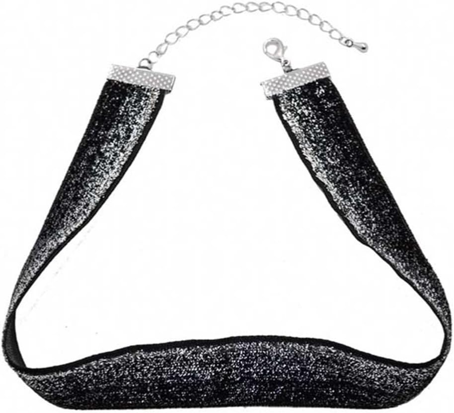 Simple Shining Powder Sequins Choker Necklaces For Women