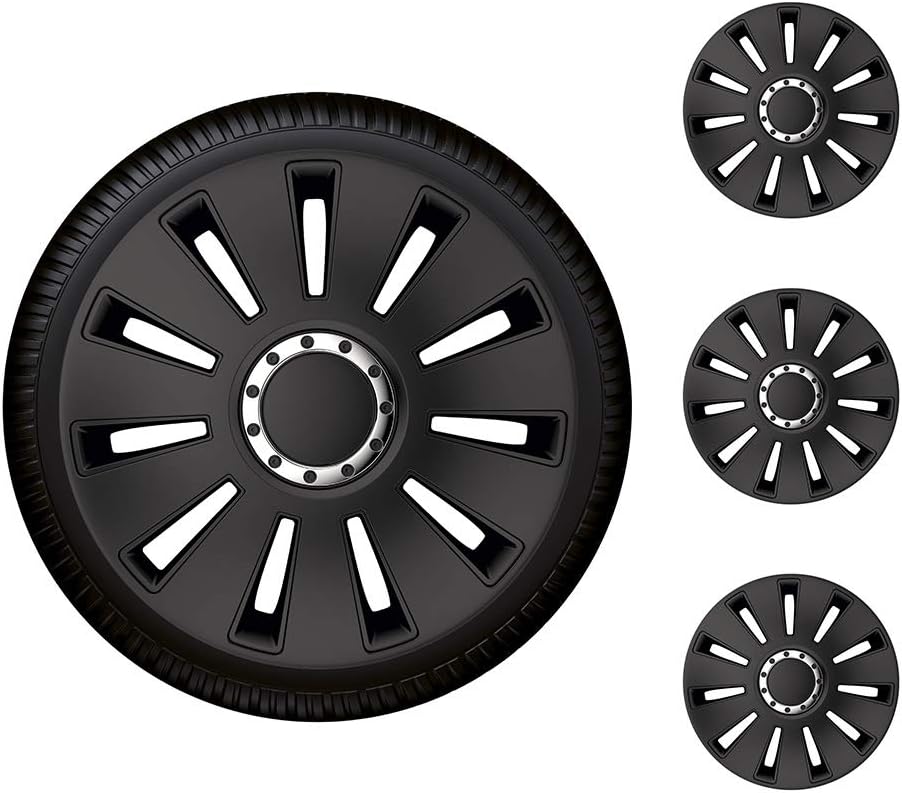 531614 Silverstone Pro Wheel Trims 14 Inches Black, Large - Image 4
